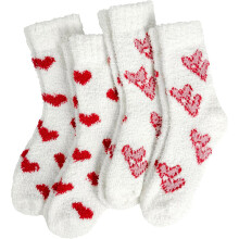 Pluche sokken voor dames, warme, knusse, dikke, zachte slaapsokken, ideaal als cadeautje voor in de kerstsok.