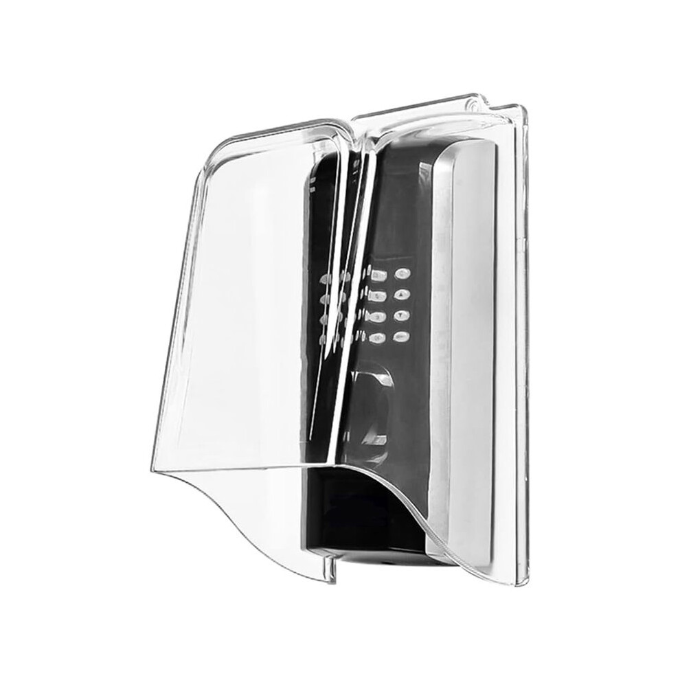 Pc Plastic Lengthen Doorbell Rain Cover,Transparent Doorbell Waterproof Cover Protector Doorbell Attachment 6033692510131