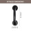 Maniglia a ventosa per porta doccia – Nera, 23 cm 5