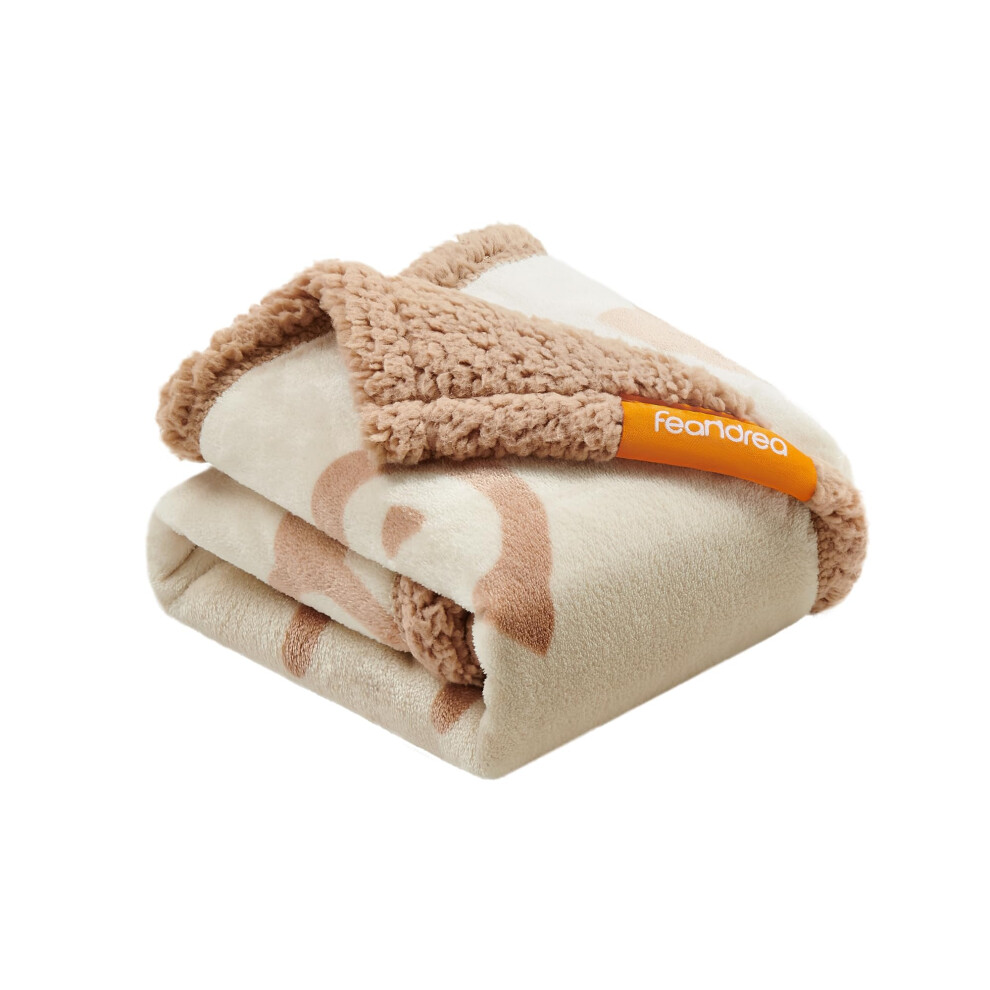 Feandrea Waterproof Dog Blanket, Sherpa Fleece Pet Blanket For Miniature Dogs, Cats, 73 X 63 Cm, S, Machine Washable, Reversible Dog Couch Cover
