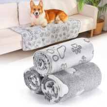HezzLuv 3-Pack Dog Blankets - Soft, Washable Fleece Blankets for Dogs & Cats, Puppy Blankets, Pet Blanket for Small Medium Dogs, Cats, Blankets Ideal