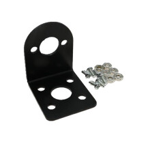 DC Motor Mount for 12V24V Mini Drill PCB Drilling, Durable Steel Bracket Fits 365390 Motors