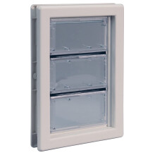 Ideal Pet Products Air Seal Pet Door with Telescoping Frame, Medium, 6.63" x 11.25" Flap Size