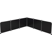 Kerbl Pet Extension 6 x plastic wall elements for indoor outdoor enclosure Hopsi, 35 x 35 cm per element
