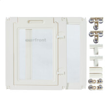 Clear Acrylic Dog Playpen Indoor Transparent Foldable Pet Pen Whelping Box Crate Fence for Dogs Cats Rabbits 60cm Height 2PCS