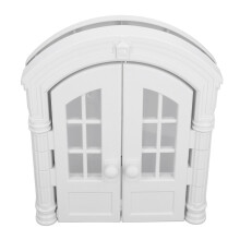 Cat Door Interior Door Secure Long Lasting Use Easy Install Portal French Cat Door for Pets Dogs (Regular)