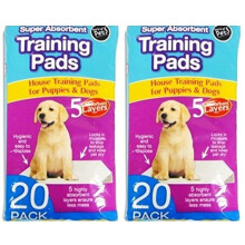 2 x Pet training pads