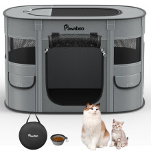 Dog Playpen, Portable Pet Cat PlayPen, 600D Oxford Dog Kennel Tent Crate, Waterproof&Breathable, Indoor Outdoor Travel Camping for Medium/Large Breed