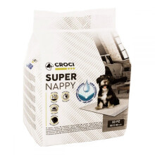 Croci Super Nappy - Dog Hygienic Mats 60X40 cm 50 Pieces - Ultra Absorbent Disposable, Tear-proof and Odour-Resistant Dog and Cat Pads