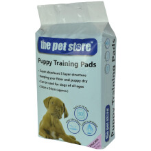 The Pet Store Large Puppy Training Pads, Super Absorbent, Locks in Moisture, Pack of 30, Suitable for Puppies and Dogs of All Ages
