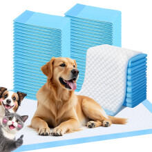 ScratchMe Super-Absorbent Waterproof Dog and Puppy Pet Training Pad, Housebreaking Pet Pad, 40-Count Medium-Size, 23.6??X23.6??