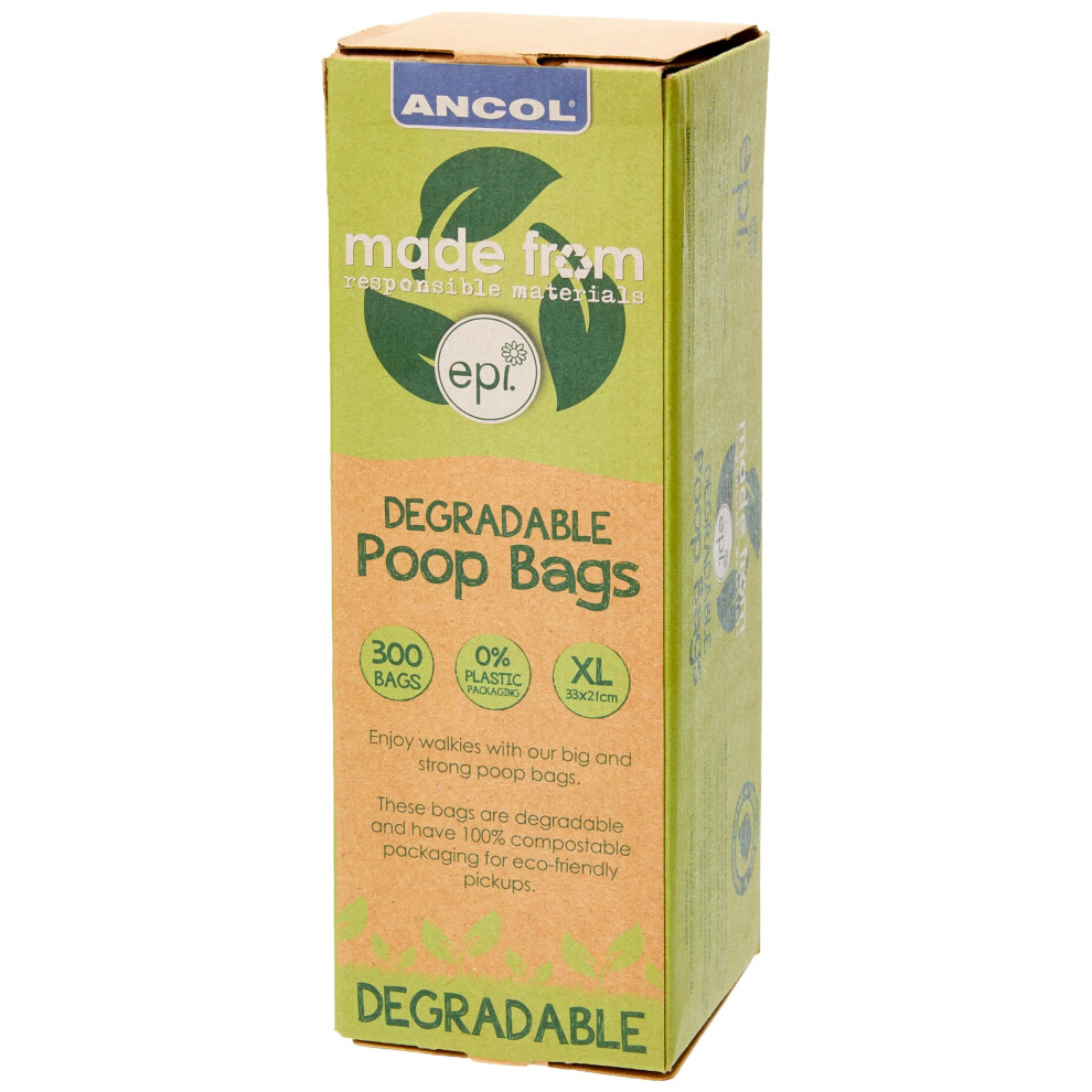 Ancol Paws For The Earth Giant Poop Bag Roll (300 Bags)
