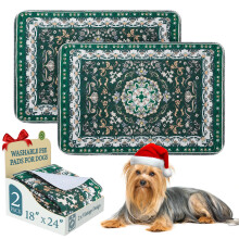 Homimp Washable Pee Pads for Dogs, 2 Pack Reusable Puppy Pads Waterproof, Absorbent and Leakproof Dog Pee Pads, Non Slip Puppy Training Pads, Pet Mat