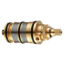 Thermostatic Shower Cartridge 2050C Brass Mixer Valve Replacement with Precise Temperature Control