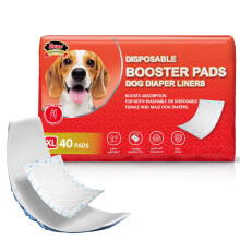 Dono Dog Nappies Liners - 40 Pcs Dog Diaper Liners for Male Female Dogs, Nappy Pad, Puppy Pads Disposable, Super Absorbent for Belly Bands, Period