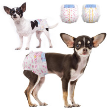 Dono Disposable Dog Nappies Female,24pcs,wetness indicator,Super Absorbent Leak-proof,Dog Season Diapers Female,Cat Nappies,Dog Pants for