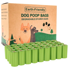 Strong & Sturdy Dog Waste Bags - 540 Count Leakproof Biodegradable Poo Bags for Pets