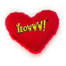 YEOWWW Heart Attack Cat Toy, clear