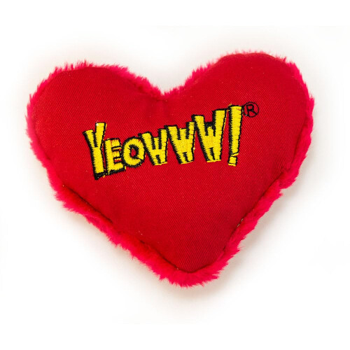 Yeowww YEOWWW Heart Attack Cat Toy, clear