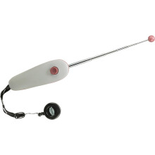 TRIXIE Cat Activity Target Stick for cats ? with clicker button & belt clip ? nose-friendly ball ? 14?65 cm ? 45991