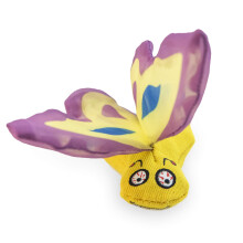 YEOWWW organic very strong crinkle catnip cat toy (1 x Purple L 6cm H 7cm)