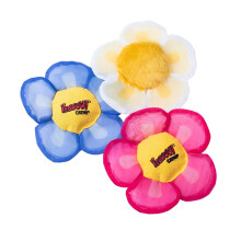 YEOWWW Catnip Toy For Cats - Organic Daisy-Shaped, Crinkle Cat Toy, Durable And Safe, For Indoor And Outdoor Cats, Pink 12Cm