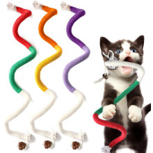 MarverFace 3 Pcs Catnip Toy, Cat Bite Rope Chew Toy, Interactive Cat Toy for Indoor Cats, Filled Natural Catnip Cat Chew Teeth Cleaning Stress Release