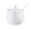 Sugar Bowl with Lid and Spoon, Ceramic Sugar Container 200ml White Jar for Kitchen Storage 1