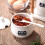 Sugar Bowl with Lid and Spoon, Ceramic Sugar Container 200ml White Jar for Kitchen Storage 4