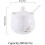 Sugar Bowl with Lid and Spoon, Ceramic Sugar Container 200ml White Jar for Kitchen Storage 2