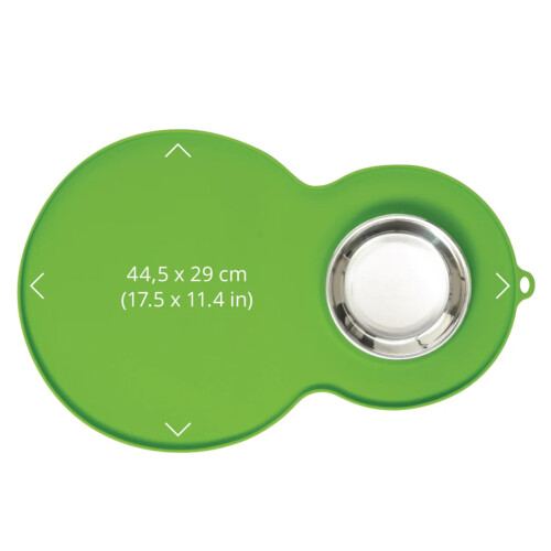 Catit Catit Peanut Placemat, Medium, Green