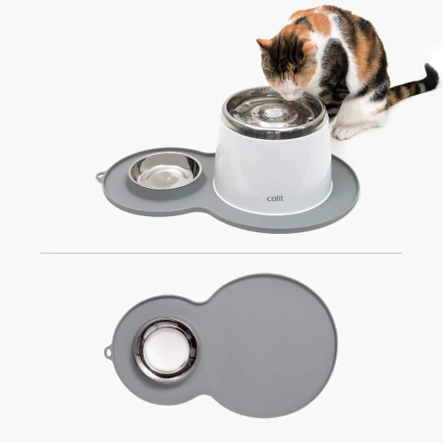 Catit Catit Peanut Placemat, Medium, Grey 2