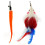 onebarleycorn Cat Toys Feather Refills for Cat Wand Toys Interactive include Replacement Feathers 5