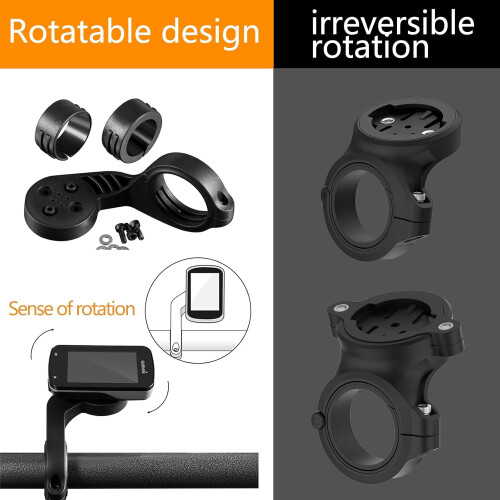 Mount Kit with Adjustable Angle, AirTag Support, Tail Light Holder, Tools for Garmin Edge and Varia 1