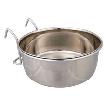Trixie Stainless Steel Bowl with Holder, 14 cm Dia