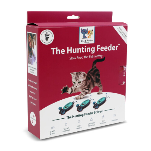 Doc & Phoebe Interactive Indoor Hunting Cat Feeder, One Size 1