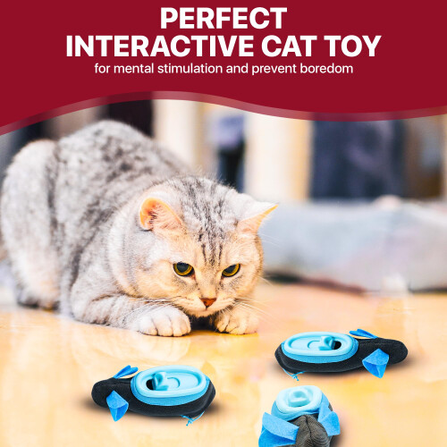 Doc & Phoebe Interactive Indoor Hunting Cat Feeder, One Size 2