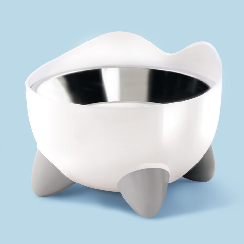 Catit Catit Pixi Elevated Feeding Dish White 1