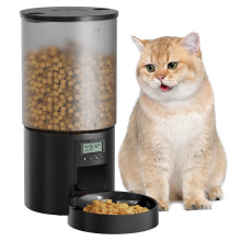 Automatic Cat Feeder Cat Food Automatic with Feeding Program Timer - 6L Feeding Bowl with Automatic Feeder - Dry Food Dispenser Automatic for Cats and