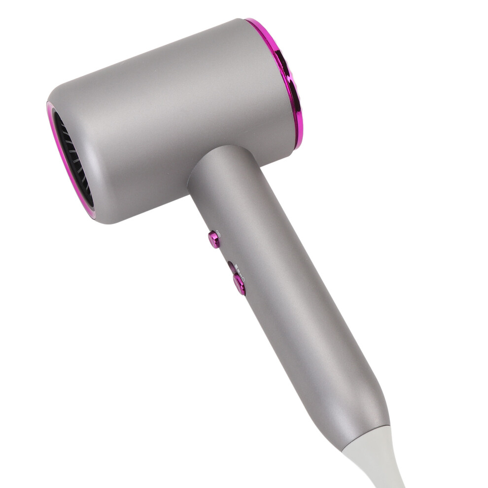 Grey Ionic Hair Dryer 20000Rpm Quick Dry Low Noise