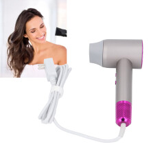 Kompakter Ionen-Haartrockner 20.000 U/min 1.200 W Grau-Lila