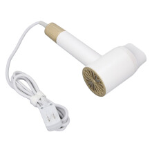 Asciugacapelli ionico 20000RPM 1200W bianco con ugello