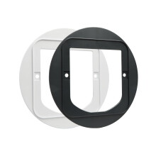 Sure Petcare SureFlap Cat Flap Mounting Adaptor, Install in Glass Doors and Windows, Pack of 1, Grey/White