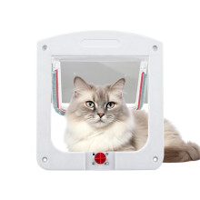 Cat Door, Cat Flap, Pet Door, Weatherproof Pet Door, Easy Installation, Controlled Entry and Exit of Pets, for Interior Exterior Door, Window, Wall,