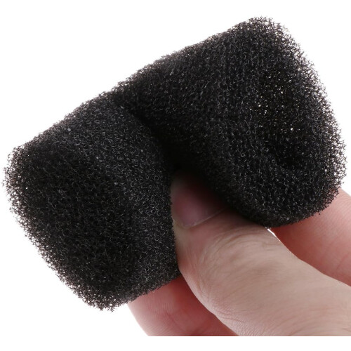 Aquarium Filter Sponge Black Foam Rolls Trap Debris Extend Lifespan Easy Replacement 5 Pack 1
