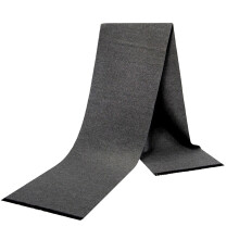 Herren-Herbst-Winter-Schal aus Wolle, klassisch, einfarbig, dick, wärmend, lang – ideal als Geschenk