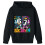 Meme Hoodie for Kids Black Long Sleeve Pullover 5