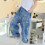 Παντελόνι λινό για νήπια για αγόρια Boho Denim Pirate Pants4T 4