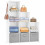 Portable Closet Organizer Shelves White 9-Cube 1