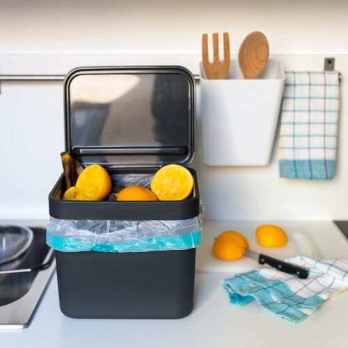 Perfetto Hanging Bin/Organic Waste - Gino - 7 Litre - Anthracite 1